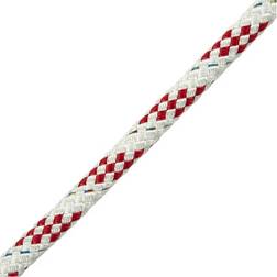 Poly Ropes Polybraid 24 185 Rope Red,White 6 mm