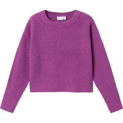 Name It Kid's Long-Sleeved Knit - Cattleya Orchid