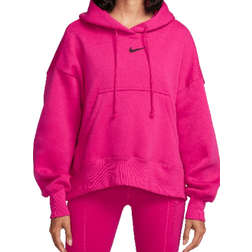 Nike Sportswear Phoenix Fleece Over-Oversized Pullover Hoodie Women's - Fireberry/Black