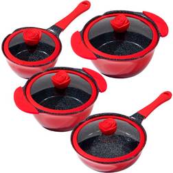 King - Cookware Set with lid 8 Parts