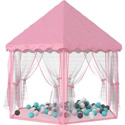 vidaXL Princess Play Tent with 250 Balls