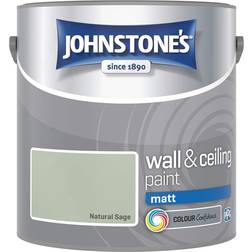 Johnstones Natural Sage Ceiling Paint, Wall Paint Natural Sage 2.5L