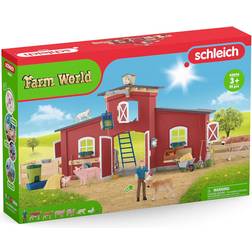 Schleich Large Barn with Animals & Accessories 42606