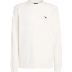 Tommy Hilfiger Waffle Texture Long Sleeve T-shirt - Ancient White