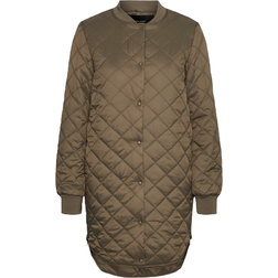 Vero Moda Hayle Quilted Jacket - Gray/Bungee Cord