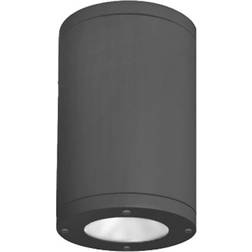Wac Lighting Tube Architectural Black Ceiling Flush Light 16.2cm