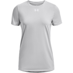Under Armour Women's Tech Team Short T-shirt - Mod Gray Light Heather/White