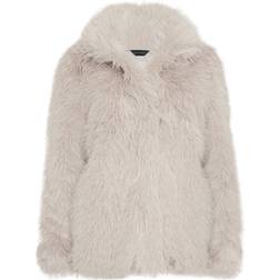 PixieGirl Faux Fur Coat - Light Grey