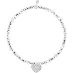 Joma Jewellery Happy Mother's Day Stretch Bracelet - Silver