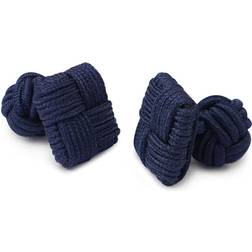 Honey Bear Silk Knot Cufflinks - Blue