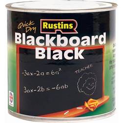 Rustins Blackboard Wood Paint Black 0.25L