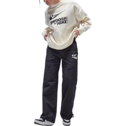 Nike Swoosh Oversized Crew Sweatshirt - Beige
