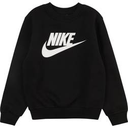 Nike Big Kid's Sportswear Club Fleece Sweatshirt - Black/White (FD2992-010)