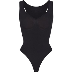 SKIMS Seamless Sculpt Thong Bodysuit - Onyx