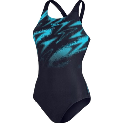 Speedo HyperBoom Placement Muscleback Swimsuit - Navy/Blue