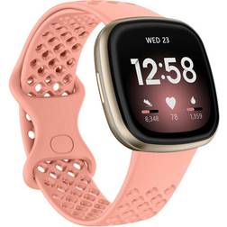 Hellfire Trading Replacement Silicone Band for Fitbit Versa 3/Sense