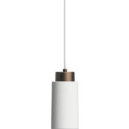 Herstal Edge White Pendant Lamp 11.7cm