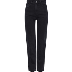 Pieces Kelly Straight Fit Jeans - Black