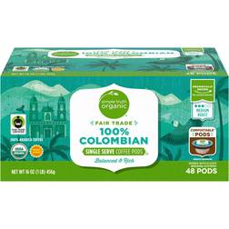 Simple Truth Organic Colombian Medium Roast Coffee Pods 456g 48pcs