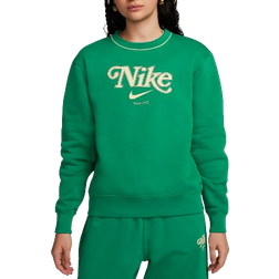 Nike Women's Sportswear Crew Neck Fleece Sweatshirt - Malachite
