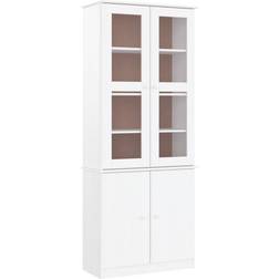 vidaXL Alta White Storage Cabinet 77x186.5cm