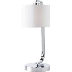 Three Posts Watertown Chrome/White Table Lamp 41.5cm