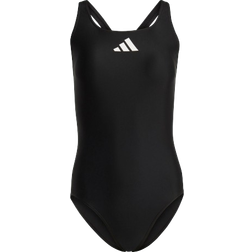 adidas 3 Bar Logo Swimsuit - Black/White