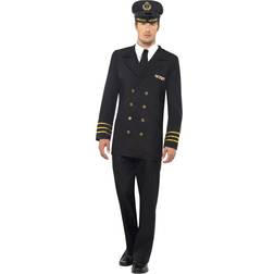 Smiffys Male Navy Officer Costume
