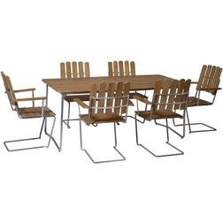Grythyttan B31 & A2 Patio Dining Set, 1 Table incl. 6 Chairs