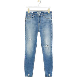 River Island Mid Rise Molly Super Skinny Jeans - Blue
