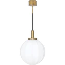 Konsthantverk Klyfta Raw Brass/Opal Pendant Lamp 30cm