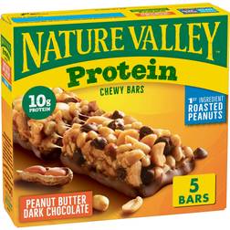 Nature Valley Peanut Butter Dark Chocolate Protein Chewy Bars 5 pcs