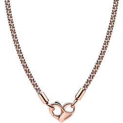 Pandora Moments Studded Chain Necklace - Rose Gold