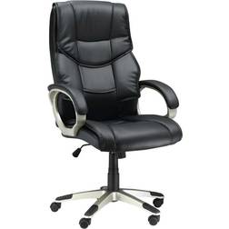 Homcom Executive Black Office Chair 124cm