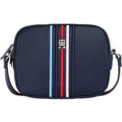 Tommy Hilfiger Small Multicolour Stripe Crossover Bag - Space Blue