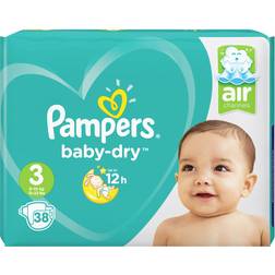 Pampers Baby Dry Size 3 6-10kg 38pcs