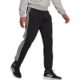 Adidas Aeroready Essential Tapered Cuff Woven 3 Stripes Pant - Black