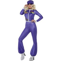 Smiffys 70's Dancing Queen Costume Purple