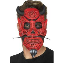 Smiffys Day of the Dead Devil Adult Mask