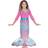 Amscan Barbie Rainbow Mermaid Dress