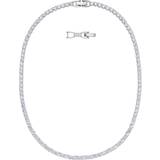 Necklaces Swarovski Tennis Deluxe Necklace - Silver/Transparent