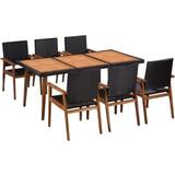 vidaXL 44077 Dining Set, 1 Table inkcl. 6 Chairs