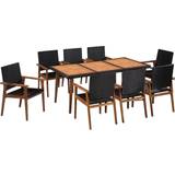vidaXL 44078 Dining Set, 1 Table inkcl. 8 Chairs