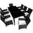 tectake Monaco Dining Set, 1 Table inkcl. 8 Chairs