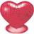 Hcm-Kinzel Crystal Puzzle Heart Red 46 Pieces