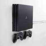 Ps4 console Game Consoles Floating Grip PS4 Pro Console and Controllers Wall Mount - Black
