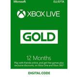 Xbox gold 12 month Gaming Accessories Microsoft Xbox Live - 12 months
