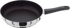judge 24cm non stick frying pan for use on any hob inc induction in blue 