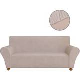 vidaXL 131090 Loose Sofa Cover Beige (210x140cm)