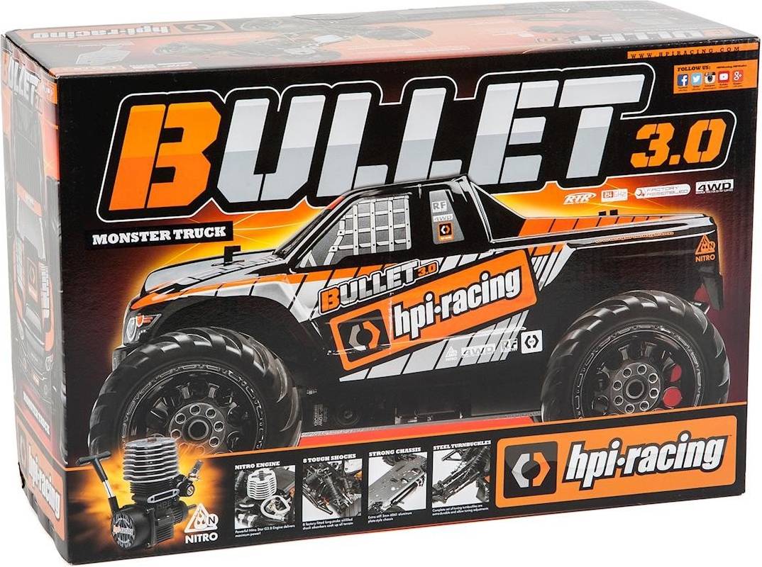 HPI Racing Bullet MT 3.0 Nitro RTR 116229
